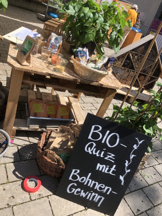 Bioquiz mit viel Bohnen